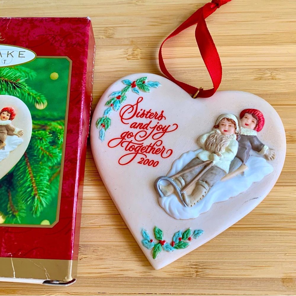 Hallmark Keepsake Ornament * Sister to Sister * 2000